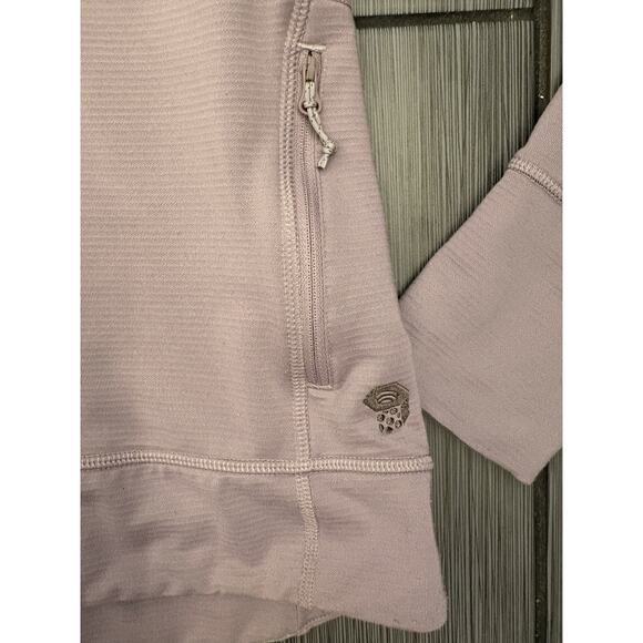 Mountain Hardware Women’s Purple Long Sleeve Fleece With Snap Buttons Size Small - Picture 2 of 6